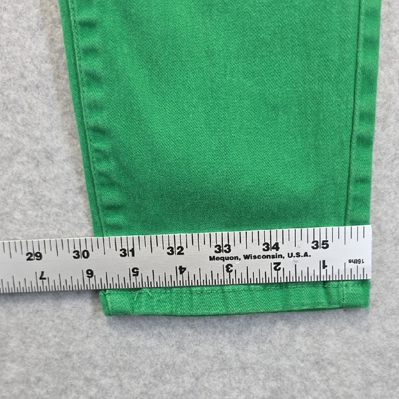 Crown & Ivy Green Skinny Jeans Women’s Size 8 Stretch - Picture 4 of 9